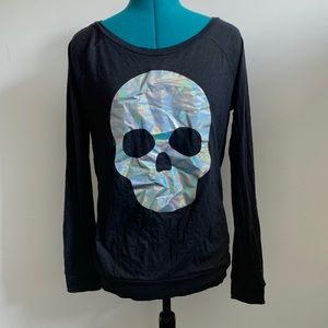 Iridescent Skull PINK Long Sleeve